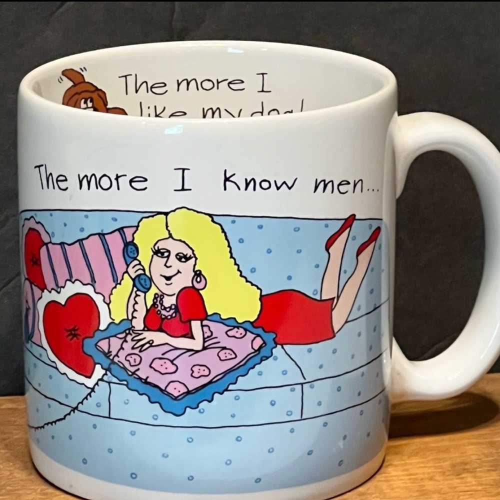 Vintage Russ Colorful Cartoon Coffee Mug